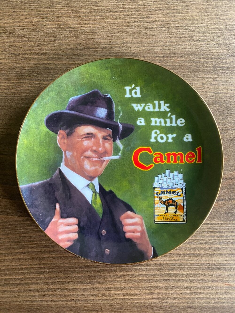 Camel 85th Anniversary Porcelain Plate